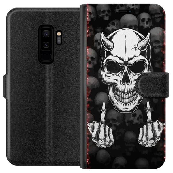 Kompatibel Tegnebogsetui til Samsung Galaxy S9+ Kranie