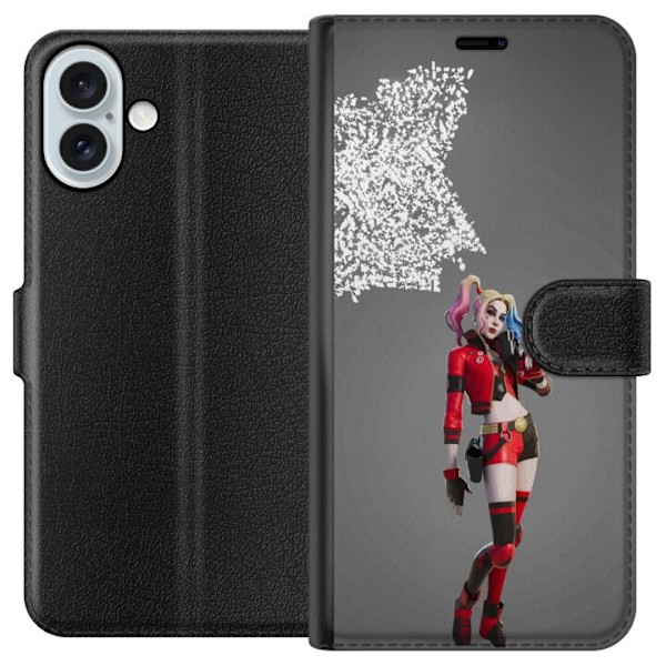 Apple iPhone 16 Plus Tegnebogsetui Harley Quinn