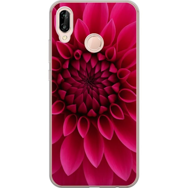 Huawei P20 lite Genomskinligt Skal Rosecore