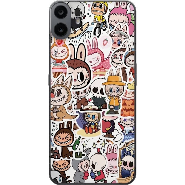 Nothing CMF Phone 1 Läpinäkyvä kuori Labubu All-Stars – P