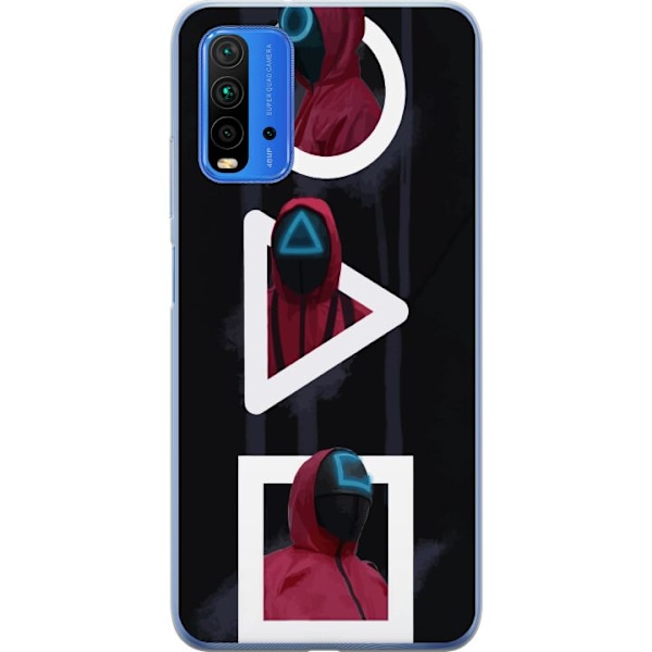 Xiaomi Redmi 9T Gennemsigtig cover Blækspruttespil