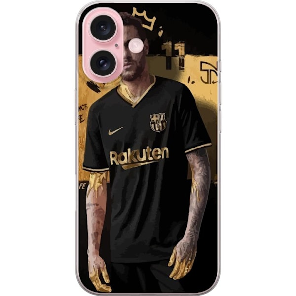 Apple iPhone 16 Gennemsigtig cover Neymar