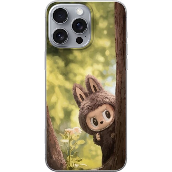Apple iPhone 16 Pro Max Läpinäkyvä kuori Labubu Graffiti Vibes – Katutaide hirviömuodossa