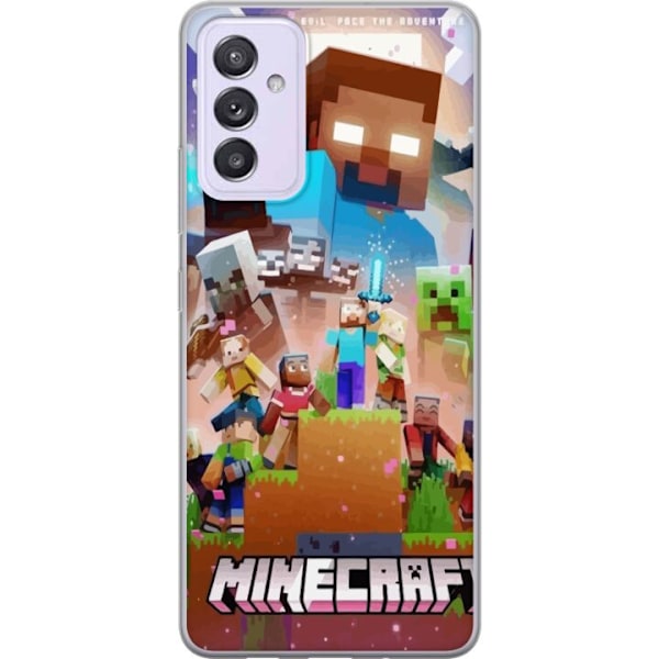 Samsung Galaxy A82 5G Läpinäkyvä kuori Minecraft