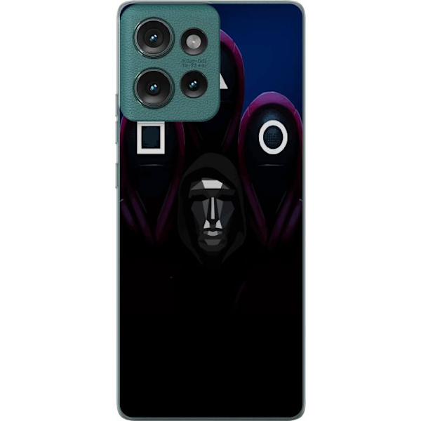 Motorola Edge 50 Läpinäkyvä kuori Squid Game Kausi 3 Uudet Ikoni Suosittu Sarja TV Motiivi Aasialainen Draama Trendikäs Graafinen Suunnittelu