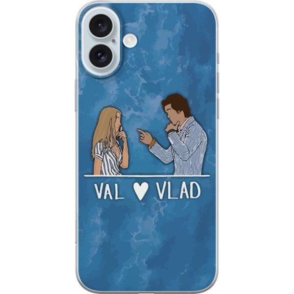 Apple iPhone 16 Plus Gennemsigtig cover Val <3 Vlad