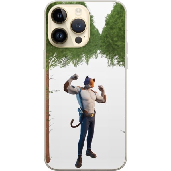 Apple iPhone 14 Pro Max Gennemsigtig cover Fortnite - Meowscle
