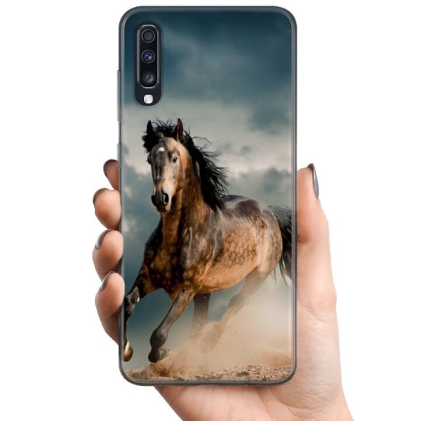 Samsung Galaxy A70 TPU Mobildeksel Hest