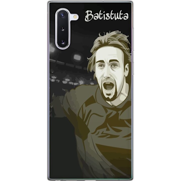 Samsung Galaxy Note10 Genomskinligt Skal Gabriel Batistuta