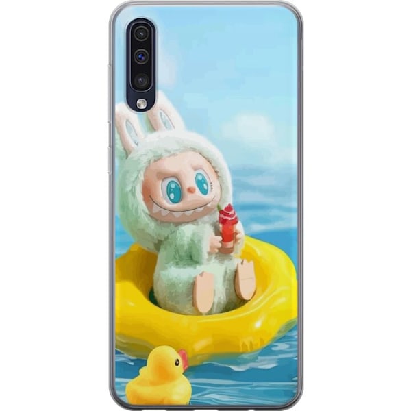 Samsung Galaxy A50 Läpinäkyvä kuori Labubu Macaron-sarja