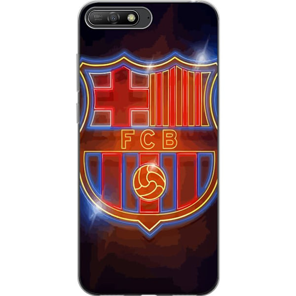 Huawei Y6 (2018) Genomskinligt Skal FC Barcelona