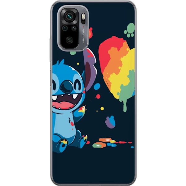 Xiaomi Redmi Note 10 Gennemsigtig cover Stitch maler