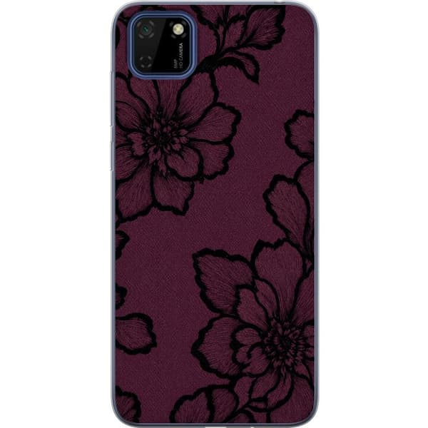 Kompatibelt Mobildeksel til Huawei Y5p Bjørnebærblomst lila