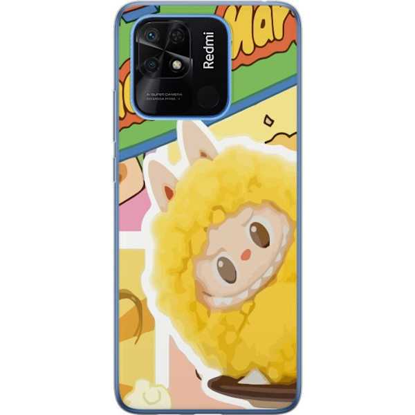 Xiaomi Redmi 10C Genomskinligt Skal Labubu Wacky Mart Pop Mart Serie Samlarfigur Söt Design Populärt Motiv Figurserie Kreativ Art Toy