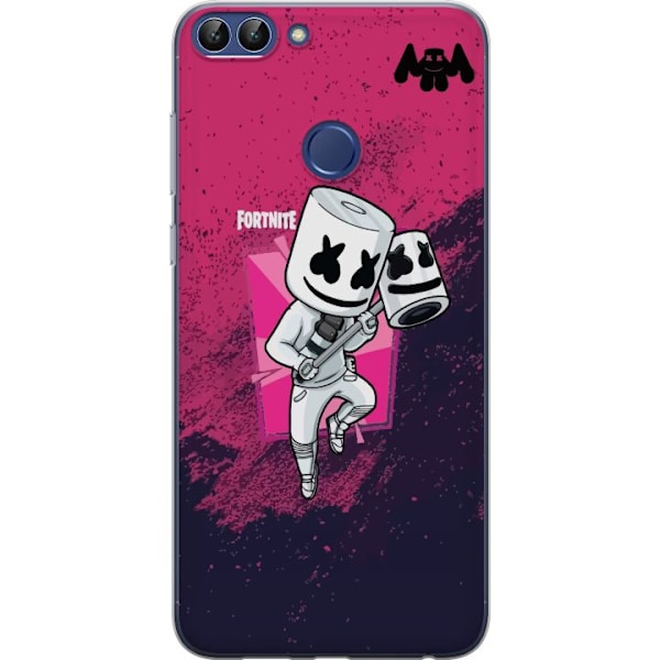 Huawei P smart Gjennomsiktig deksel Marshmello Fortnite Skin E