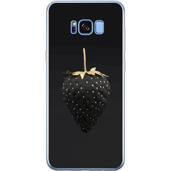 Samsung Galaxy S8+ Gennemsigtig cover Luksus Jordbær
