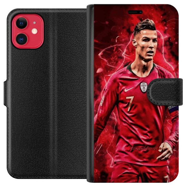 Apple iPhone 11 Plånboksfodral Ronaldo Skills – CR7 Design
