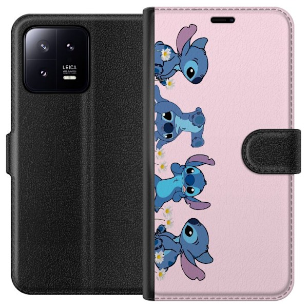 Xiaomi 13 Plånboksfodral Stitch Skratt & Bus – Perfekt för