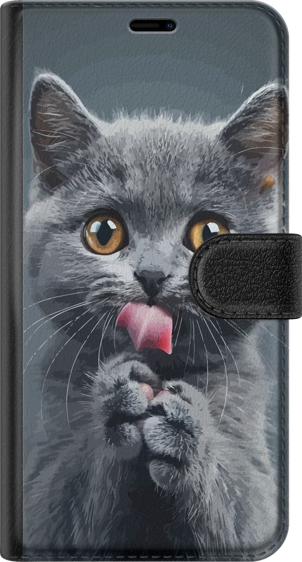 Kompatibel Tegnebogsetui til Samsung Galaxy S25+ Kat