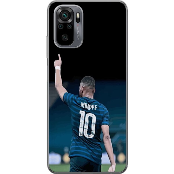 Xiaomi Redmi Note 10S Läpinäkyvä kuori Ranska - Kylian Mbappé