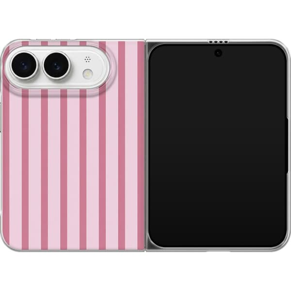 Kompatibelt Mobildeksel til Apple iPhone Duo Rosa striper rosa
