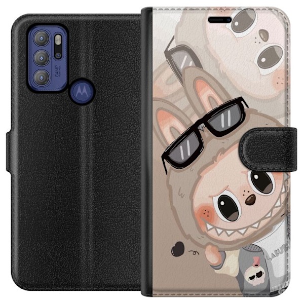 Motorola Moto G60S Lommeboketui Labubu Rainbow Chaos
