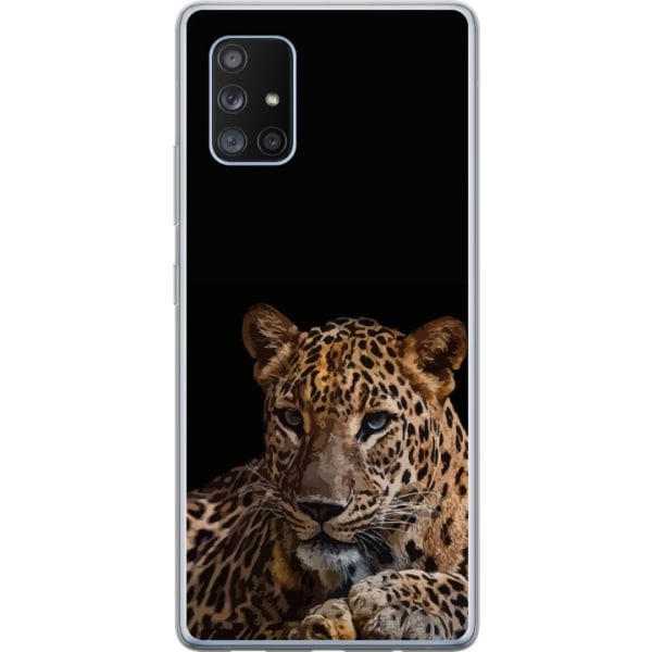 Samsung Galaxy A71 5G Gennemsigtig cover Leopard