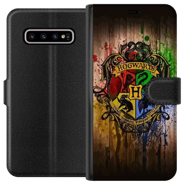 Kompatibelt Lommeboketui til Samsung Galaxy S10+ Harry Potter