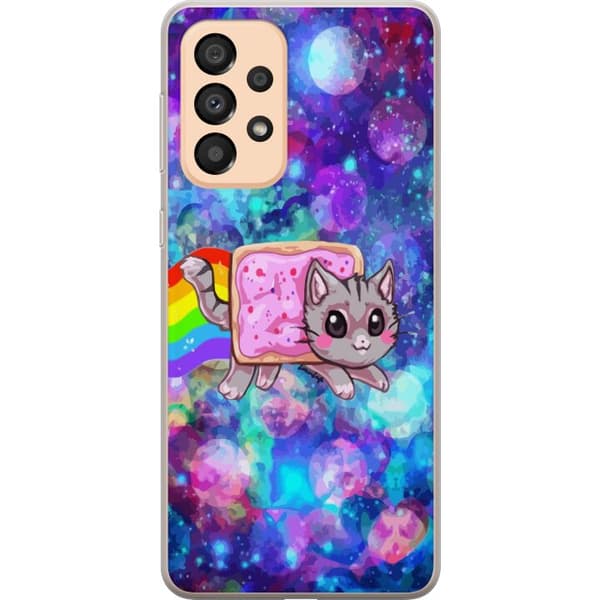 Kompatibel Mobilcover til Samsung Galaxy A33 5G Flyvende kat