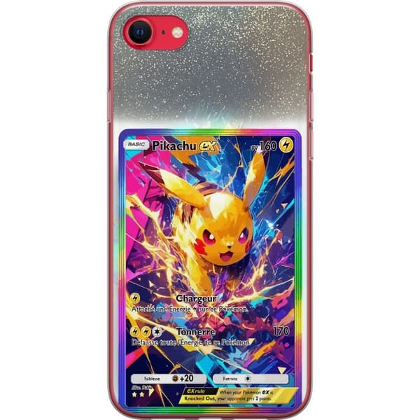 Kompatibelt Mobildeksel til Apple iPhone 8 Pikachu gul