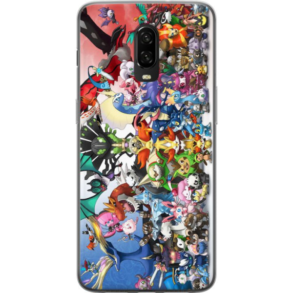 OnePlus 6T Deksel / Mobildeksel - Pokemon