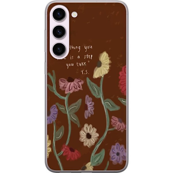 Samsung Galaxy S23+ Gennemsigtig cover Blomster