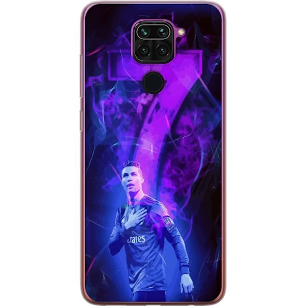 Xiaomi Redmi Note 9 Genomskinligt Skal Ronaldo 7 – Fotbollslegend i Action för Fans