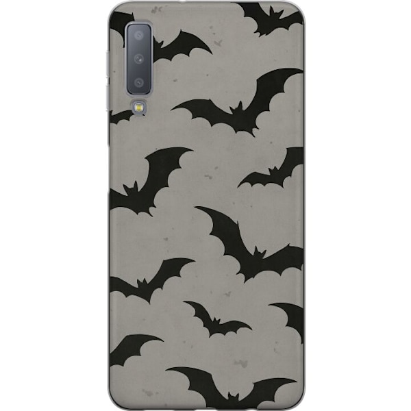 Samsung Galaxy A7 (2018) Genomskinligt Skal Flutterprint