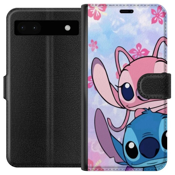 Google Pixel 6a Lompakkokotelo Stitch & Angel