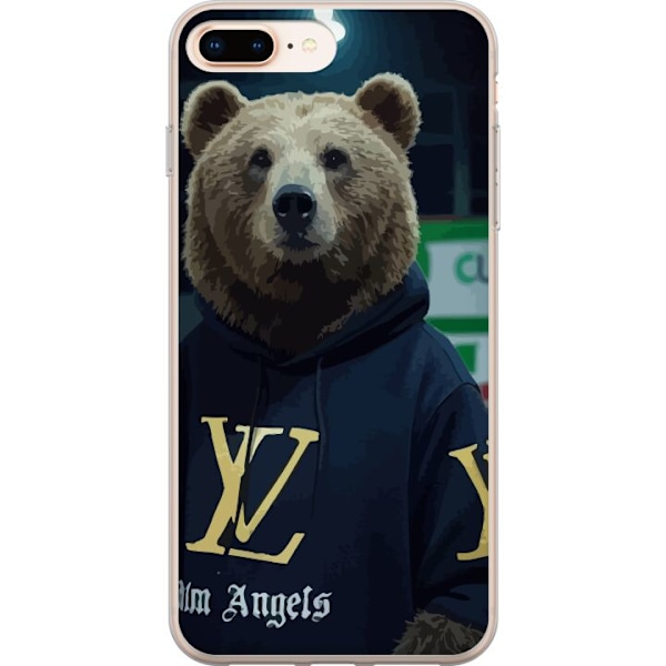 Apple iPhone 8 Plus Läpinäkyvä kuori LV Björn Palm Angels