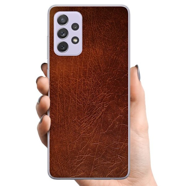 Samsung Galaxy A52s 5G TPU Matkapuhelimen kuori Nahka