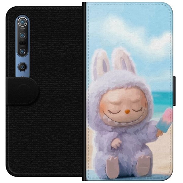 Xiaomi Mi 10 Pro 5G Lompakkokotelo Labubu Vaaleanpunainen Tunnelma