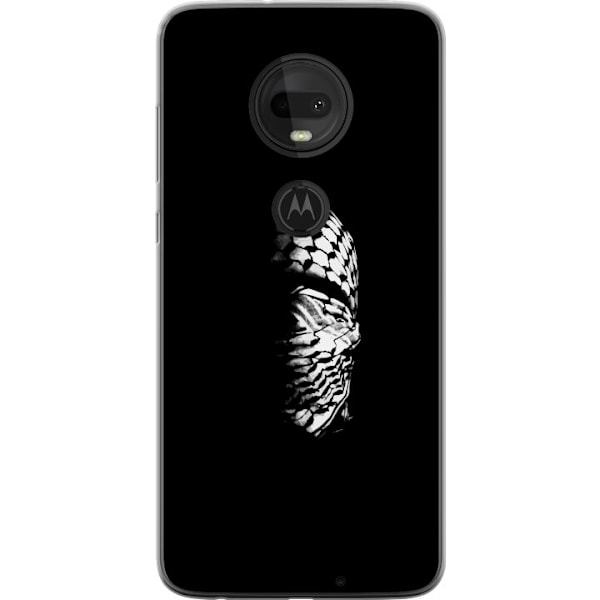 Motorola Moto G7 Gennemsigtig cover Keffiyeh-mønster - klassi