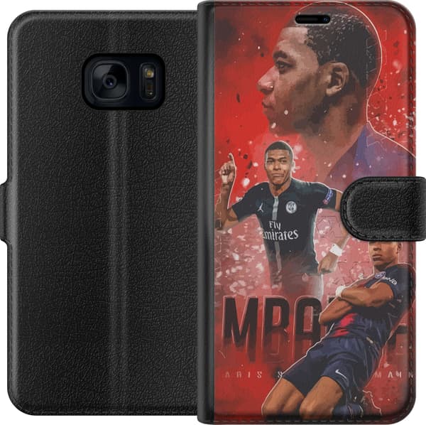 Kompatibelt Lommeboketui til Samsung Galaxy S7 Mbappe
