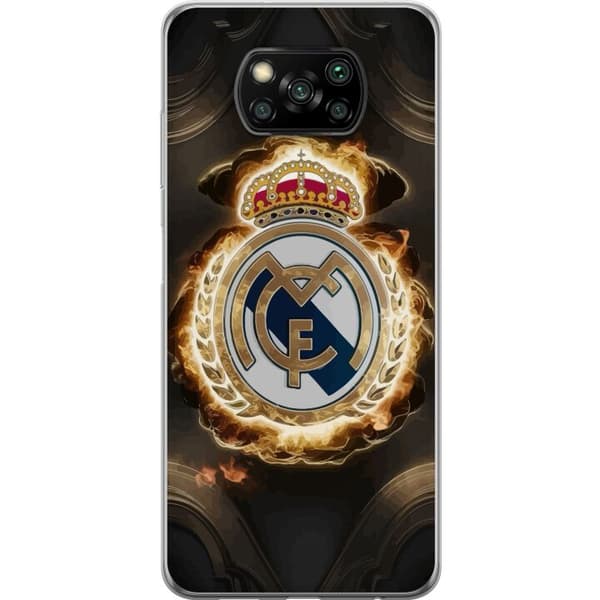 Kompatibelt Mobilskal till Xiaomi Poco X3 NFC Real Madrid
