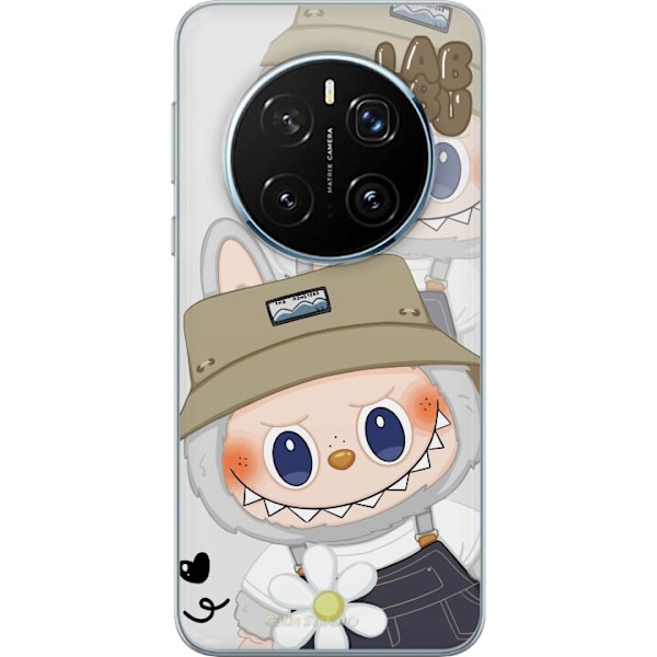 Honor Magic7 Pro Genomskinligt Skal Labubu Minimal Mood – En