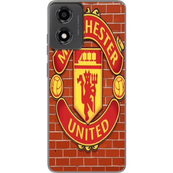 Motorola Moto E14 Gjennomsiktig deksel Manchester United F.C.