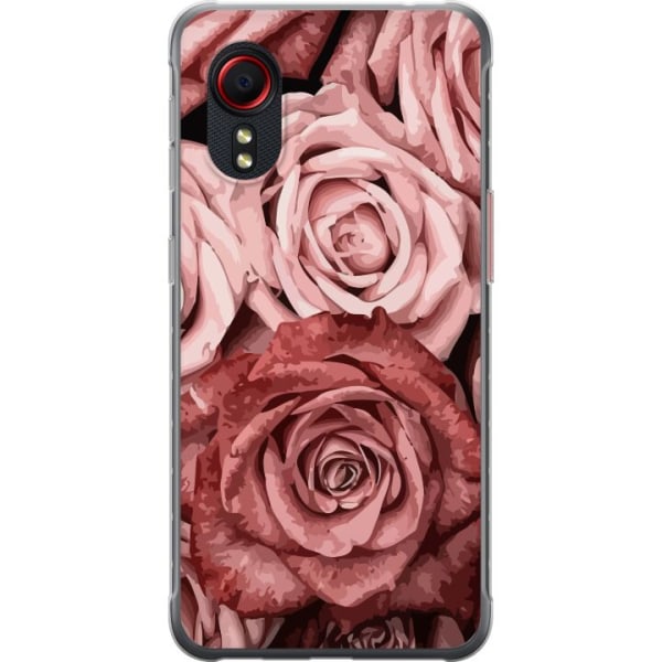 Samsung Galaxy Xcover 5 Läpinäkyvä kuori Ruusut