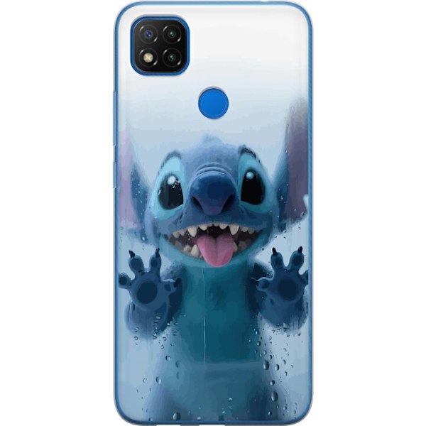 Xiaomi Redmi 9C NFC Genomskinligt Skal Stitch Window View –