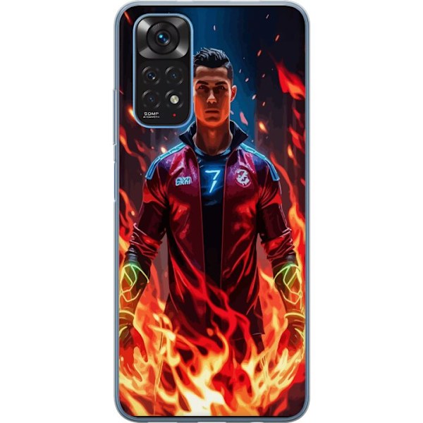 Xiaomi Redmi Note 11 Gennemsigtig cover Ronaldo Inferno - fodb
