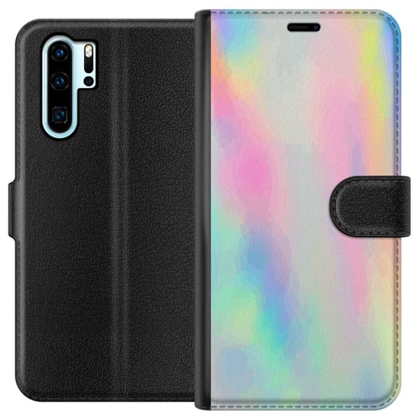 Kompatibelt Lommeboketui til Huawei P30 Pro Mønster