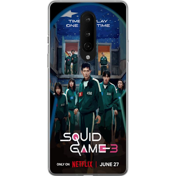 OnePlus 8 Läpinäkyvä kuori Squid Game Kausi 3 TV-sarjan hahmot Suositut TV-sarja Motiivit Ikoni Jännitys Draama Aasialainen suunnittelu Trendi