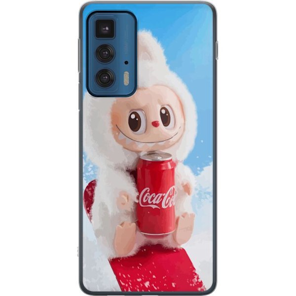 Motorola Edge 20 Pro Läpinäkyvä kuori Labubu Summer Edition
