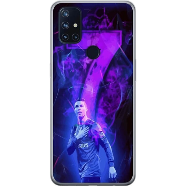 OnePlus Nord N10 5G Genomskinligt Skal Ronaldo 7 – Fotbollslegend i Action för Fans